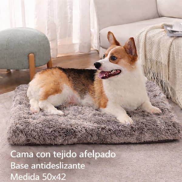 Cama Mascota Tejida afelpada 50x42